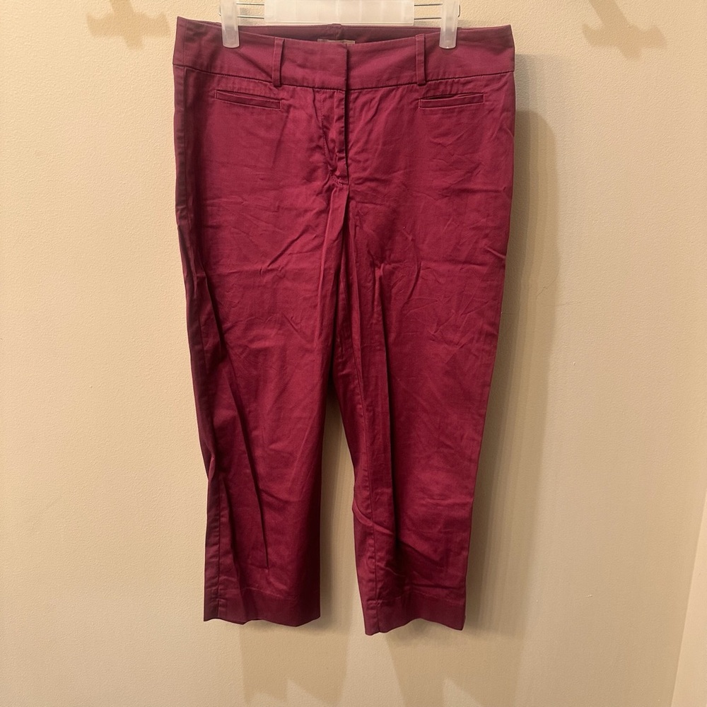 Loft capris pants, curvy crop size 8